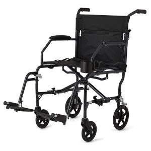 WHEELCHAIRS: MEDLINE ULTRALIGHT TRANSPORT CHAIR, BLACK