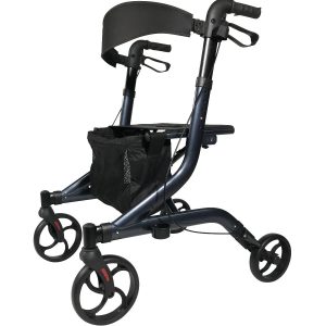 ROLLATORS: EUROPEAN-STYLE ALUMINUM ROLLATOR, NAVY BLUE