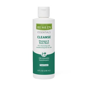 SHAMPOO/BODY WASHES: REMEDY ESSENTIALS SHAMPOO & BODY WASH, 8 OZ.