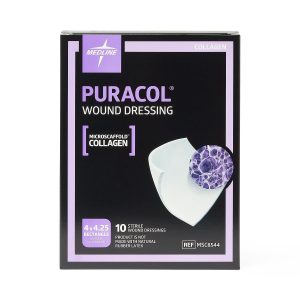 DRESSINGS: PURACOL COLLAGEN WOUND DRESSING, 4" X 4.25"