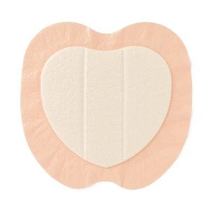 DRESSINGS: OPTIFOAM GENTLE EX SACRUM FOAM DRESSING IN EDUCATIONAL PACKAGING, 9" X 9"