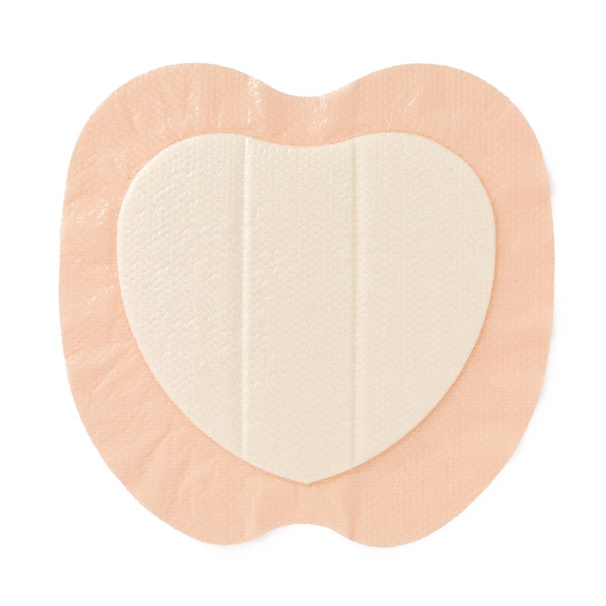 DRESSINGS: OPTIFOAM GENTLE EX SACRUM FOAM DRESSING IN EDUCATIONAL PACKAGING, 9" X 9"