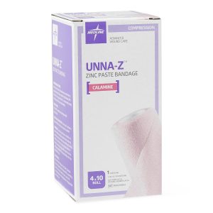 UNNA BOOT: UNNA-Z ZINC OXIDE COMPRESSION BANDAGE WITH CALAMINE, 4" X 10 YD.