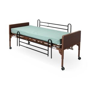 BEDS: ECONOMY SPRING-LOADED 4-BAR FULL SIDE RAIL FOR MEDLINE HOMECARE BEDS