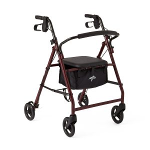 ROLLATORS: BASIC ROLLATOR WITH 6" WHEELS, BURGUNDY